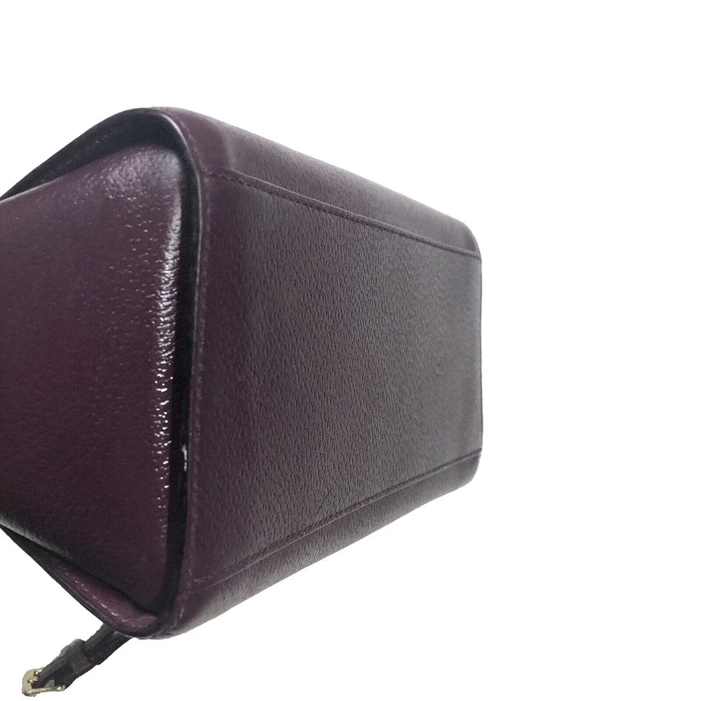 Kate Spade New York Handbag Tote / Crossbody Deep Plum Zip Top Handles and Strap
